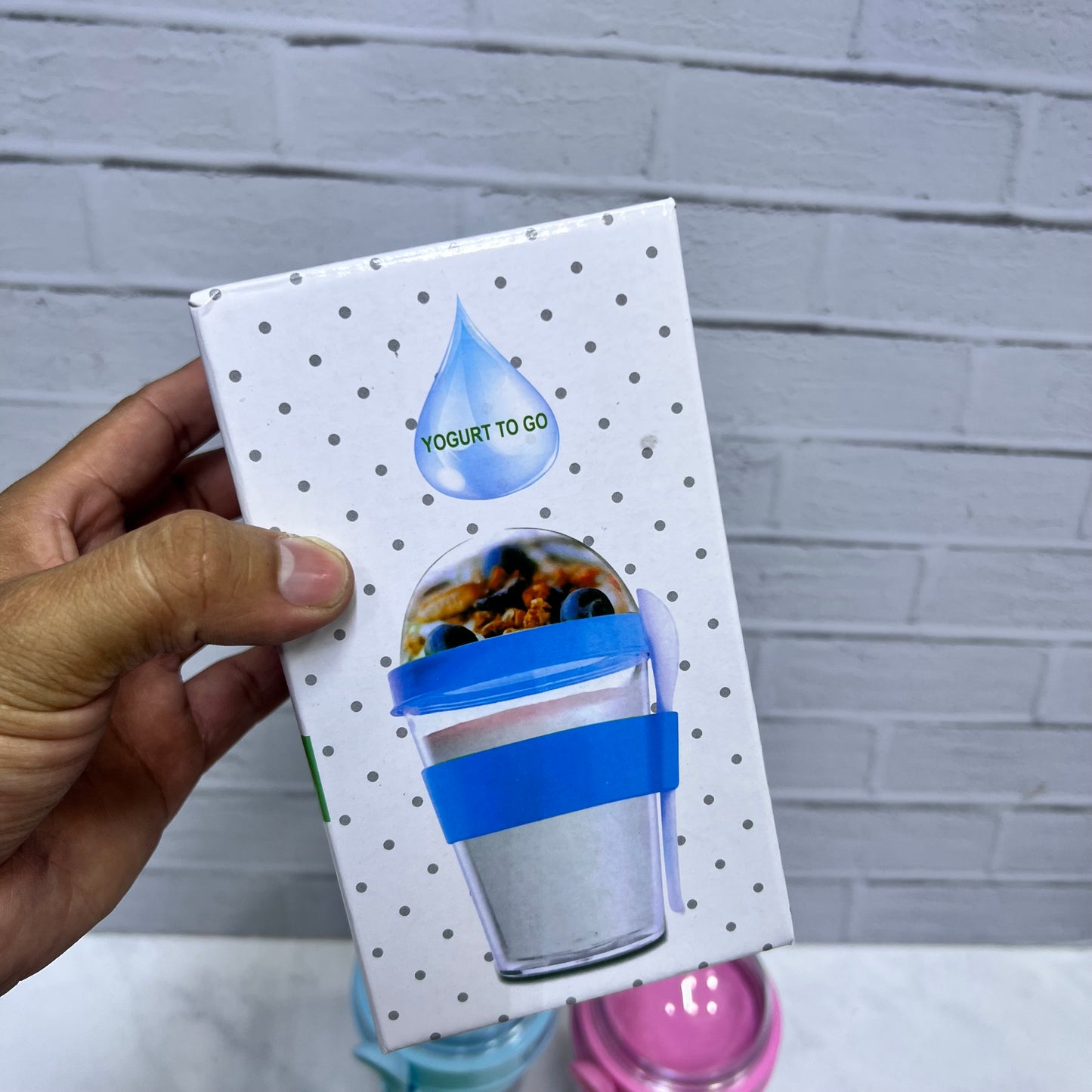 Yogurera porta Snack POLICARBONATO