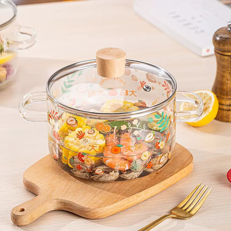 Olla Cute Funcional 1.8 Lt Borosilicato