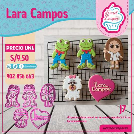 Set 5 cortadores Cupcake LARA CAMPOS