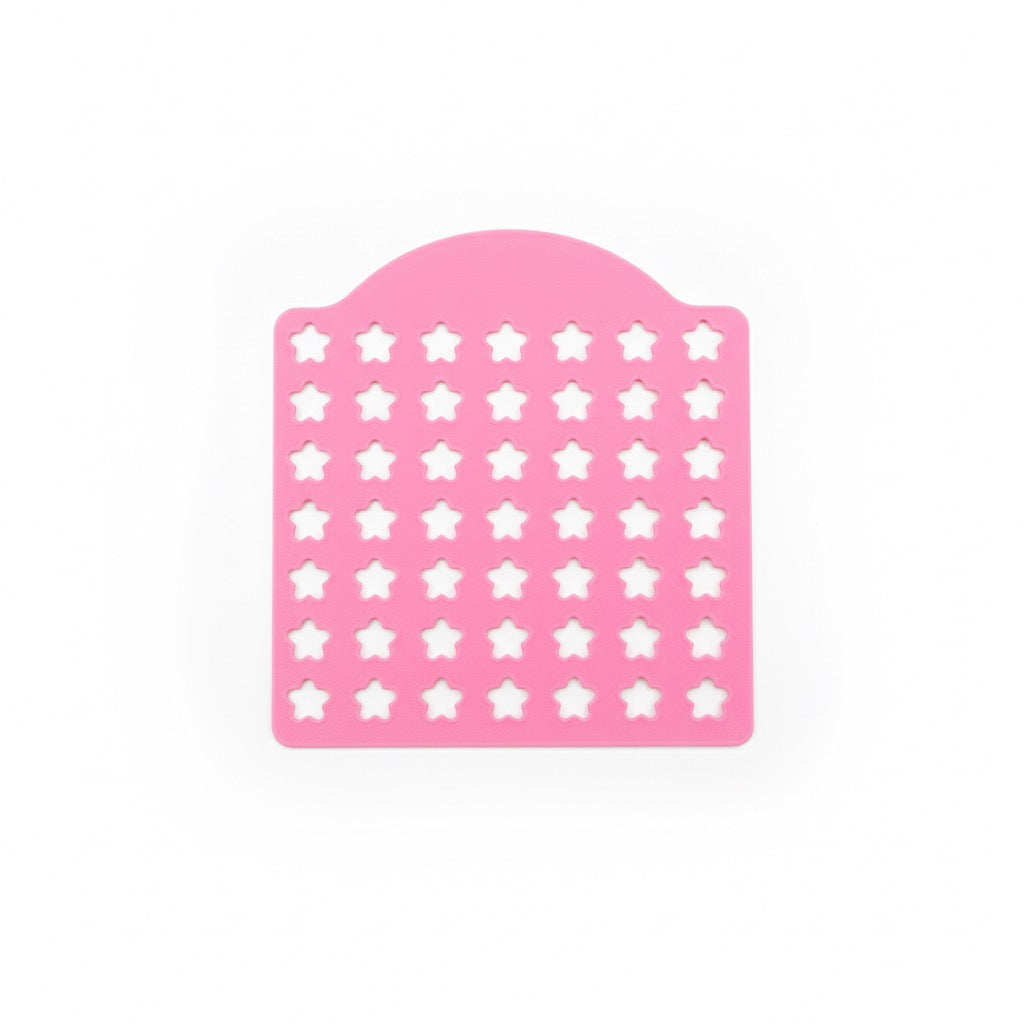 Stencil navideño flexible 10x10cm (Estrellas)