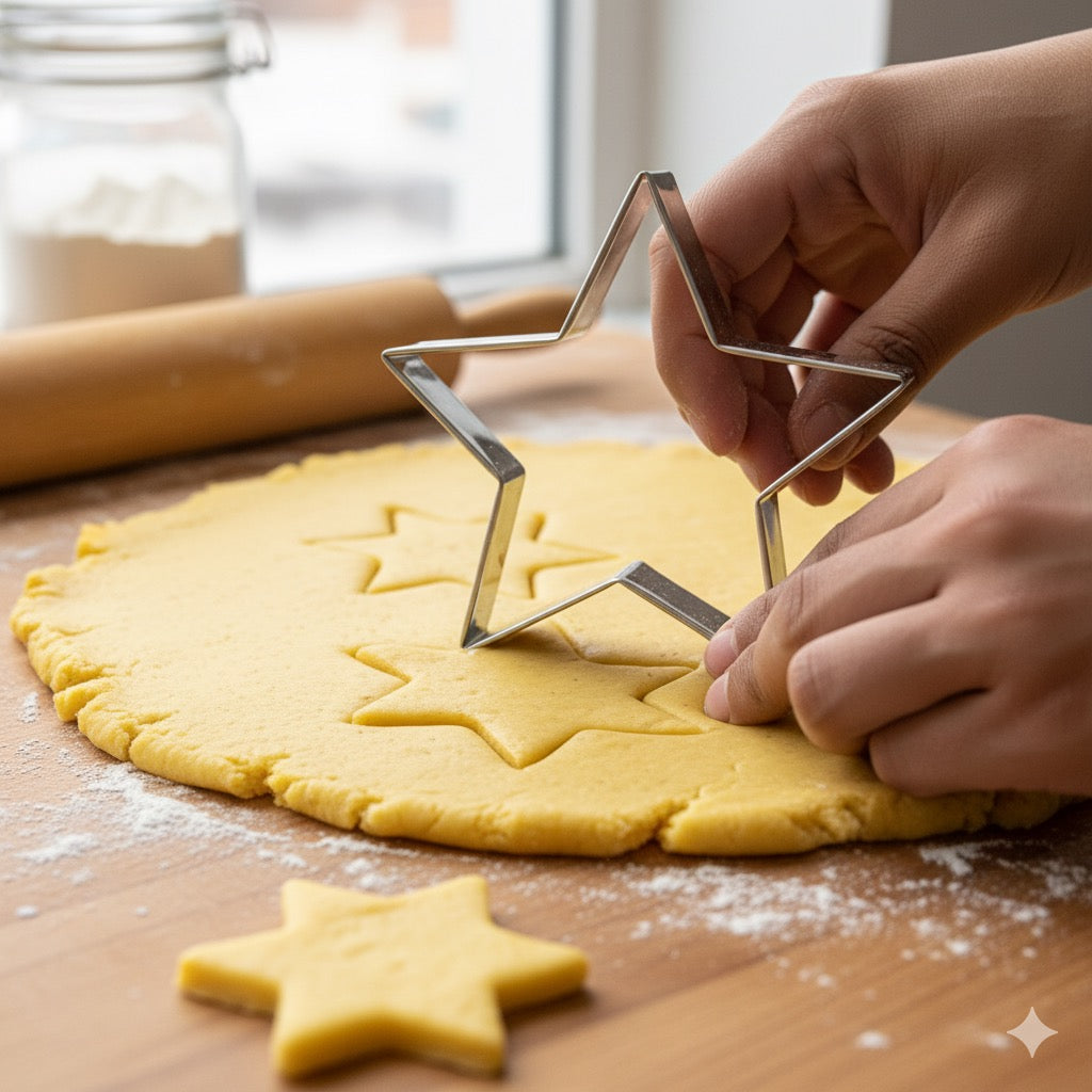 Set 10 cortadores alfajor Estrella