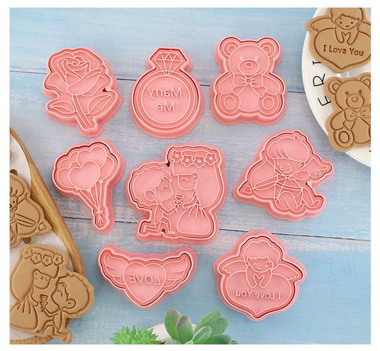 SET 8 CORTADORES LOVE CK