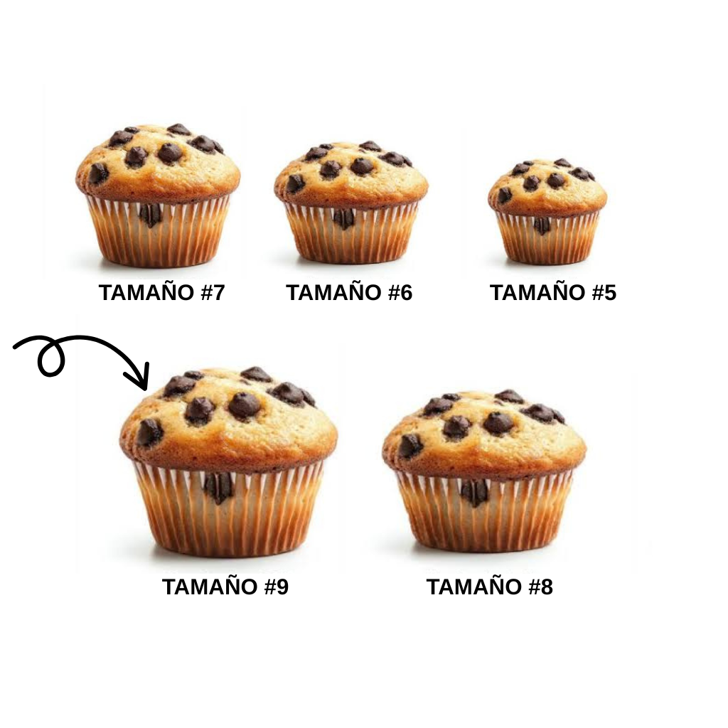 MOLDE CUPCAKE #9 - DOCENA