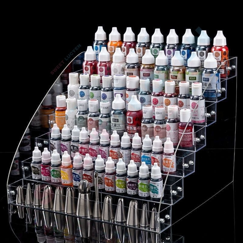 ORGANIZADOR ACRÍLICO PARA COLORANTES Y BOQUILLAS