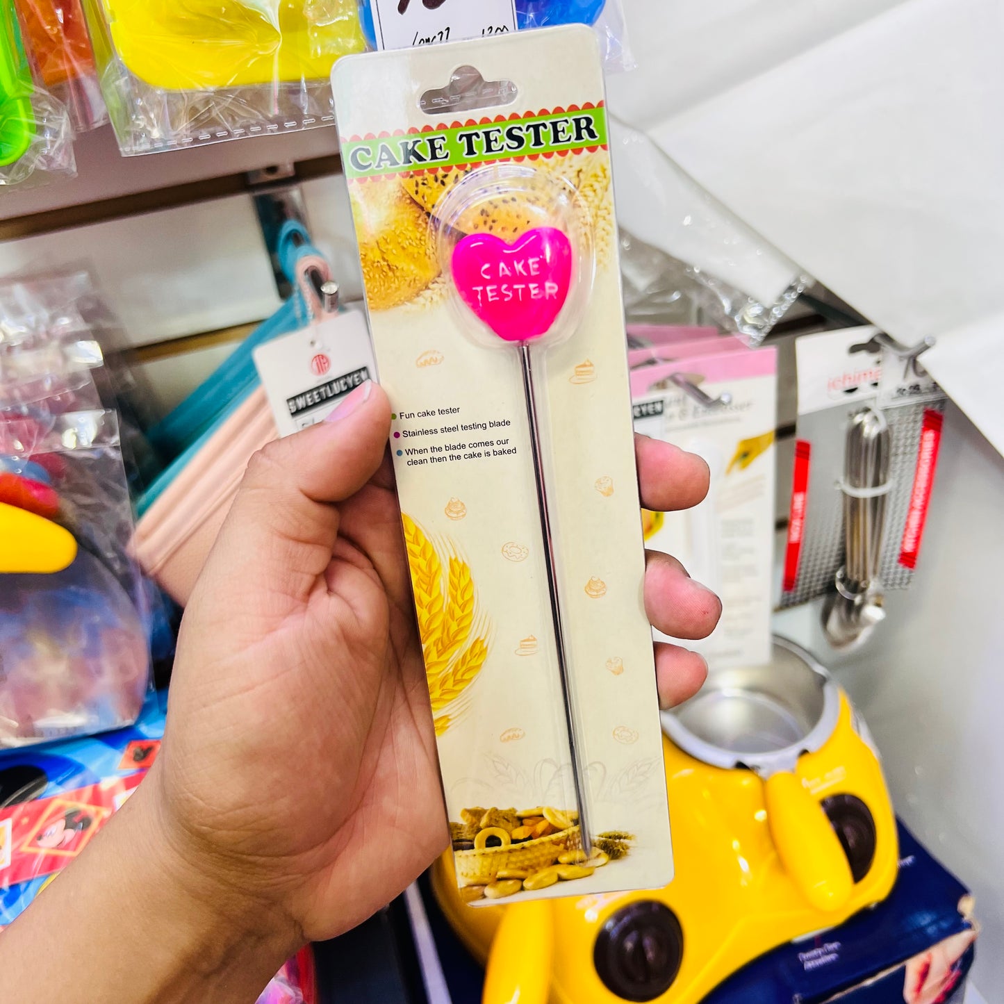 Probador de Pastel Corazon