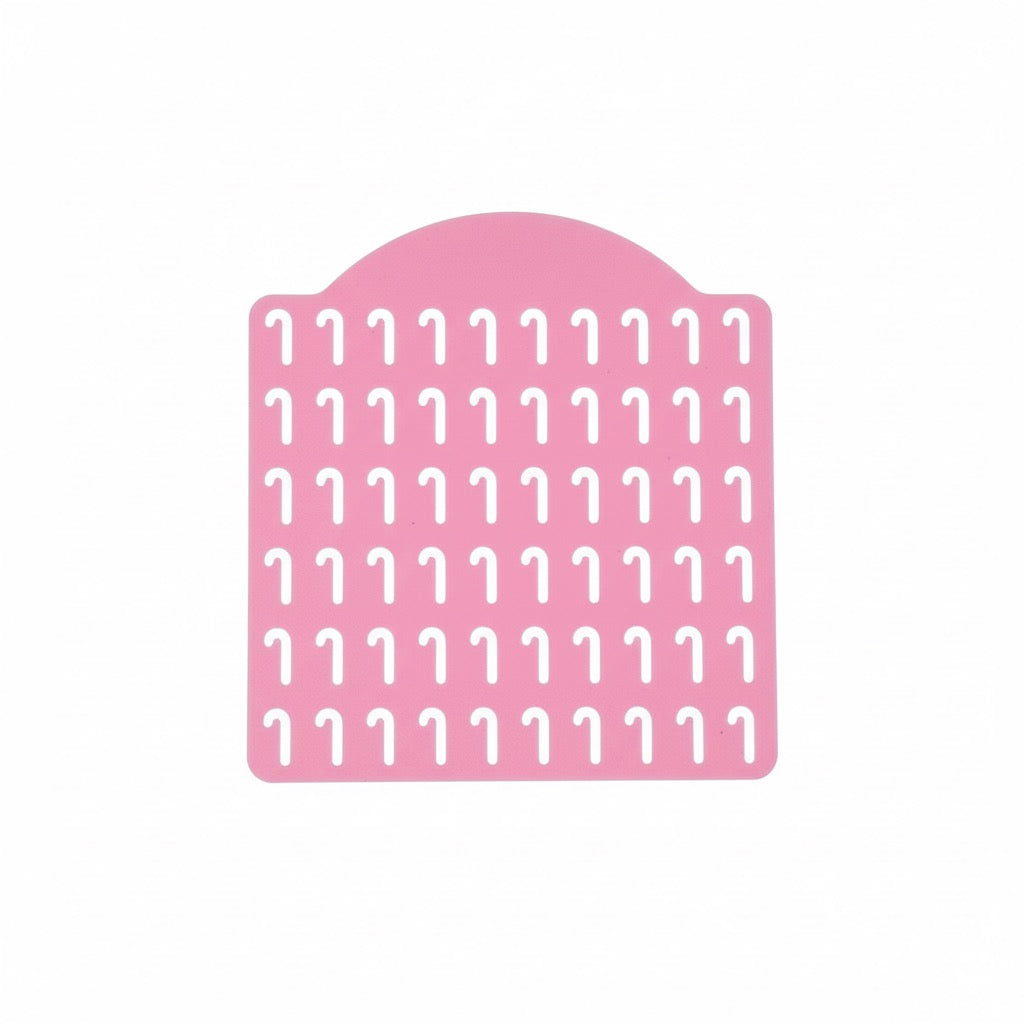 Stencil navideño flexible 10x10cm (Bastones)