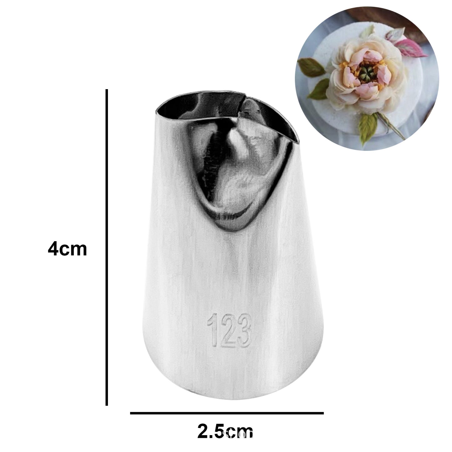 BOQUILLA 123 Acero inoxidable