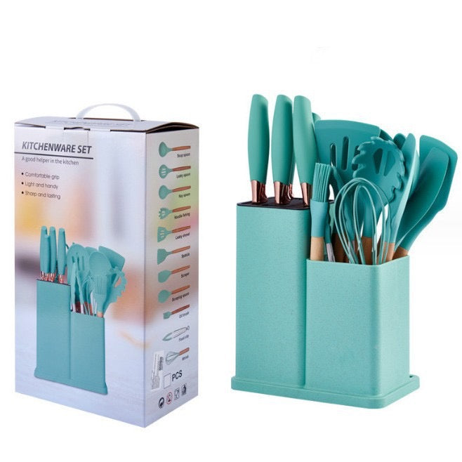 SET CUCHILLOS Y ESPATULAS