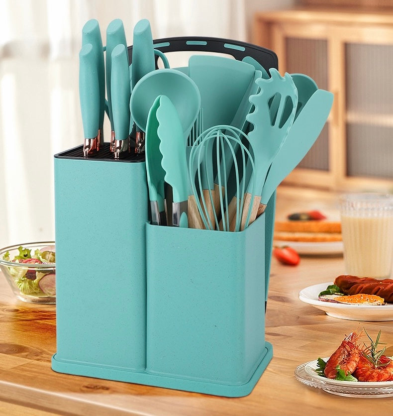 SET CUCHILLOS Y ESPATULAS