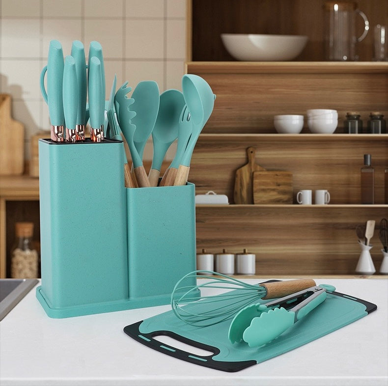 SET CUCHILLOS Y ESPATULAS