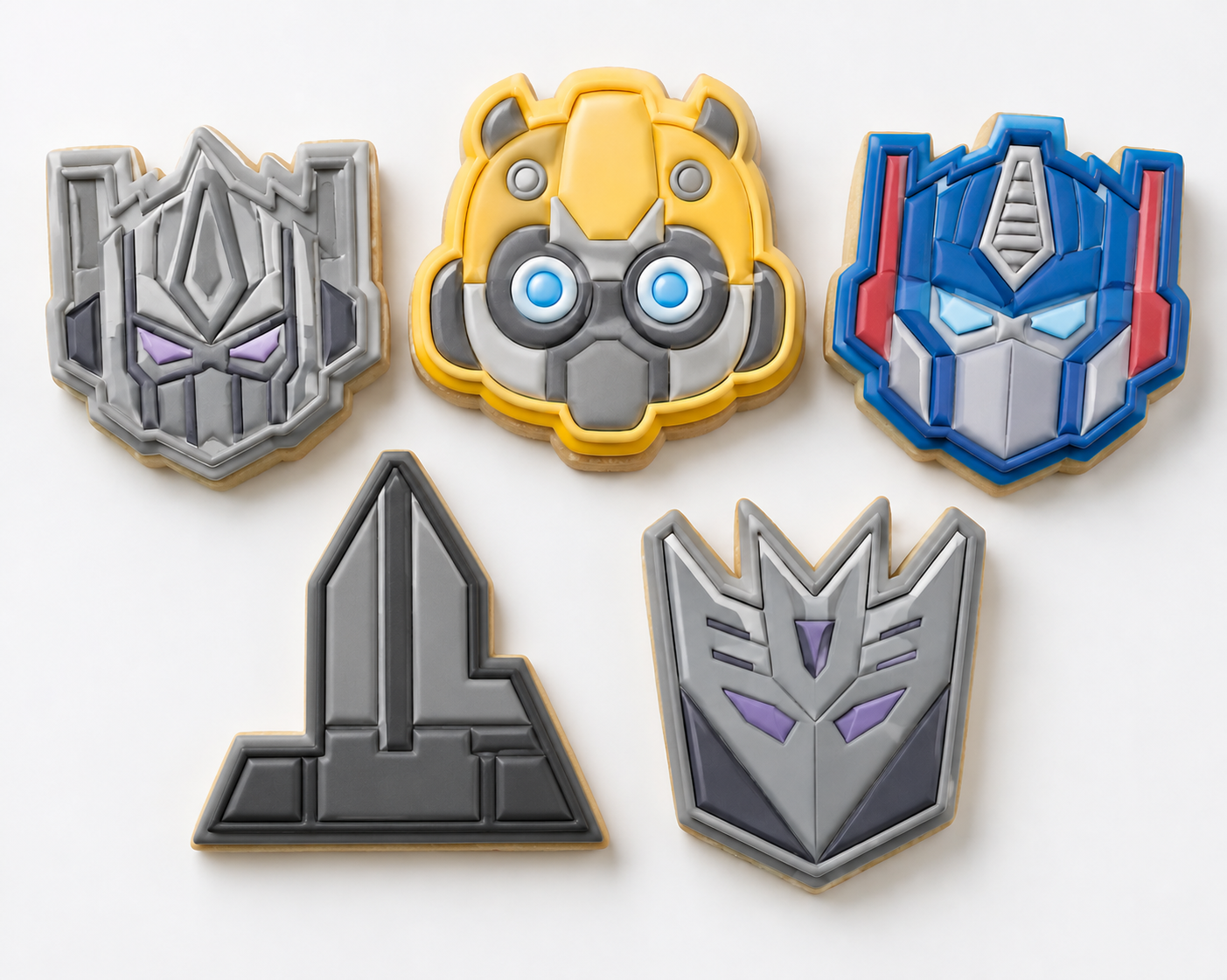 Set 5 cortadores Transformer