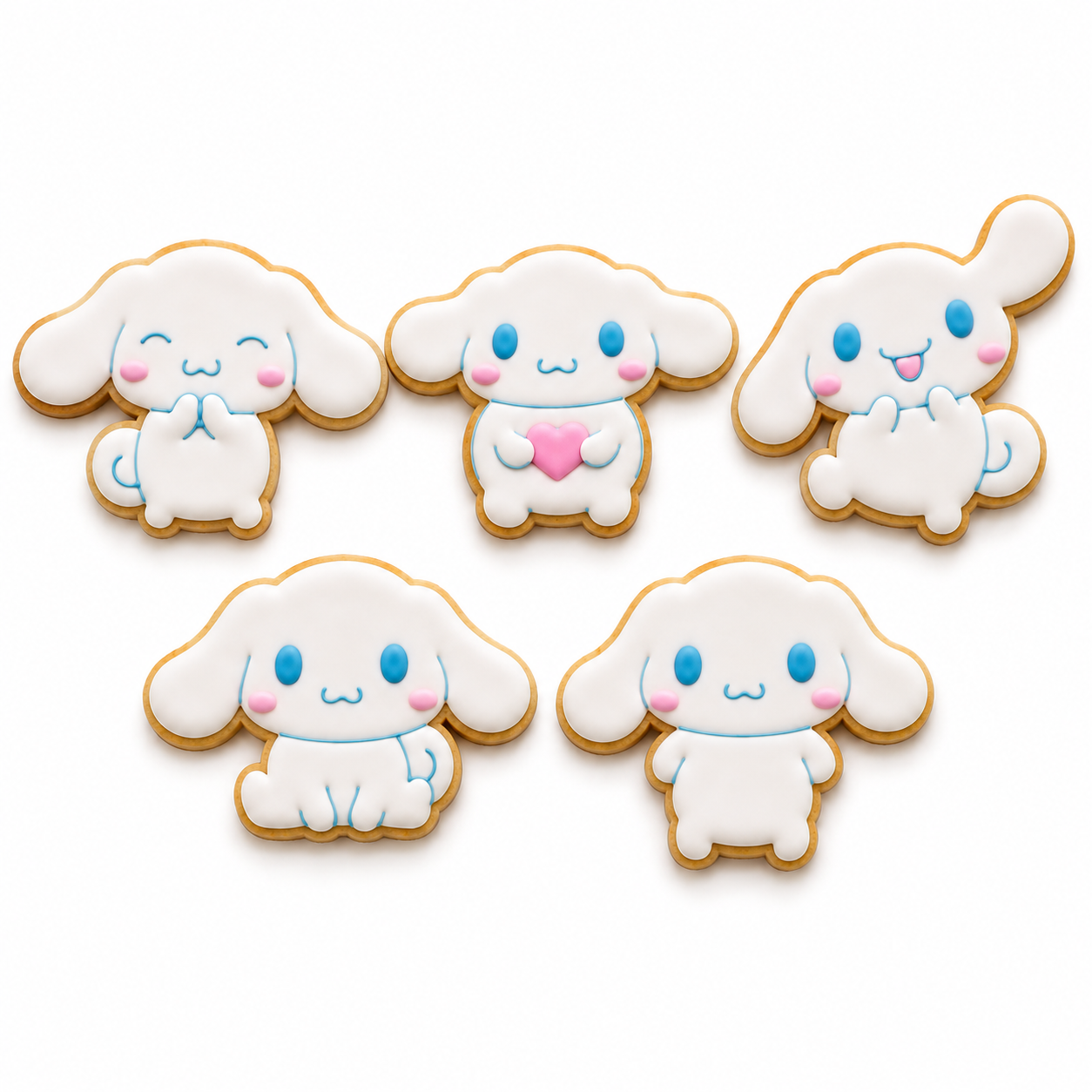 Set 5 cortadores Cupcake CINNAMOROL