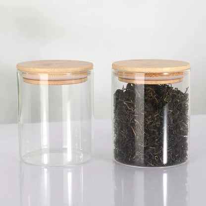 Mini envase Borosilicato/Bambú 200ml