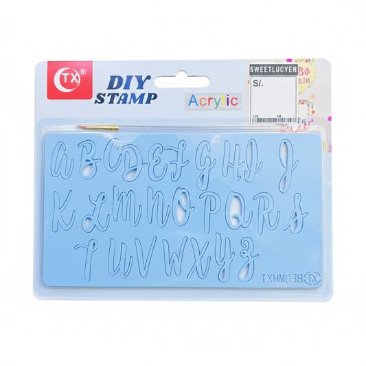Letras Stamp (Incluye pincel)
