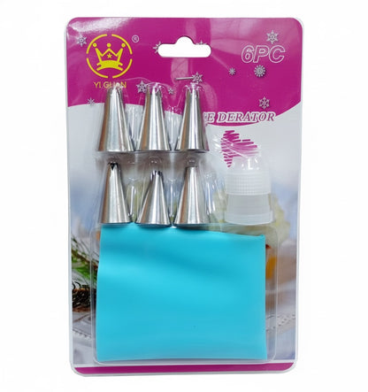 Set 6 Boquillas manga y acoplador