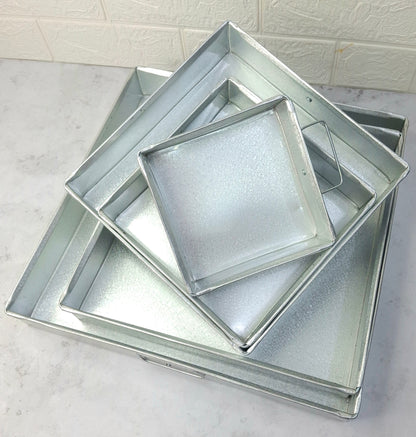 SQUARE BROWNIE MOLD SET X 5PCS