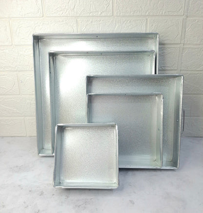 SQUARE BROWNIE MOLD SET X 5PCS