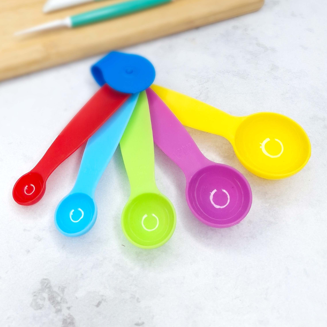 COLORED SPOONS 5 PCS