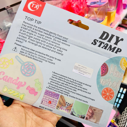 Letras Stamp (Incluye pincel)