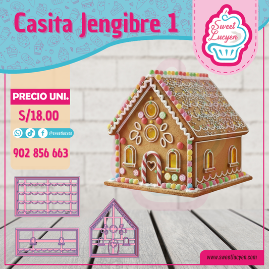 CASITA NAVIDEÑA 3D MODELO 1