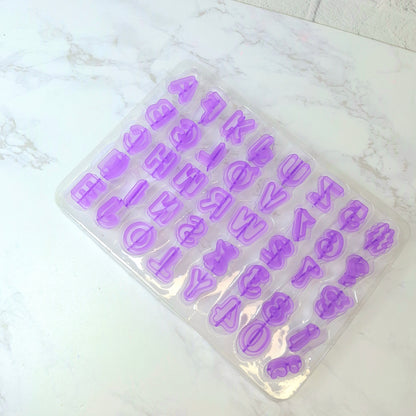 LETRAS NUMEROS 40 PCS