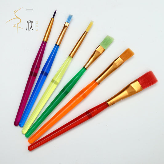 PINCELES DE COLORES X6 PCS