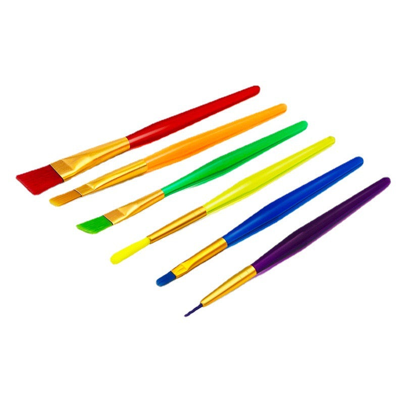 PINCELES DE COLORES X6 PCS