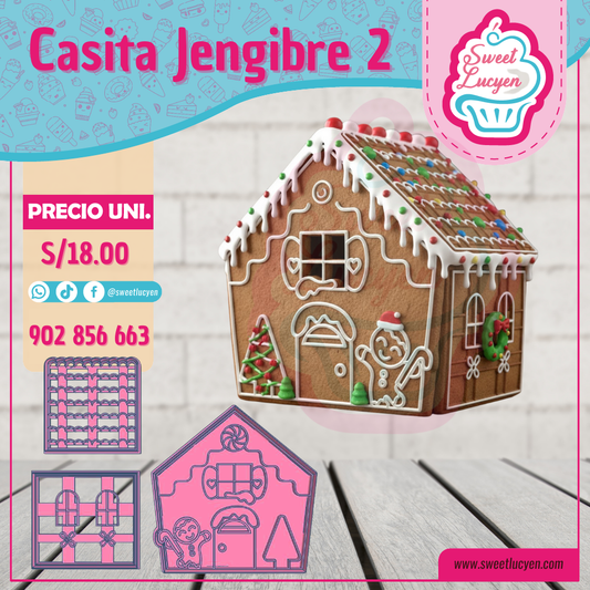 CASITA NAVIDEÑA 3D MODELO 2