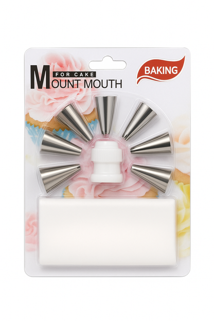 SET INICIACION 7 BOQUILLAS CON MANGA Y ACOPLADOR