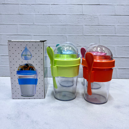 Yogurera porta Snack POLICARBONATO
