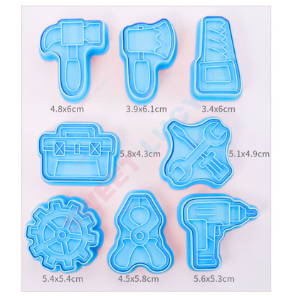 SET CORTADORES DE HERRAMIENTAS 8 PCS