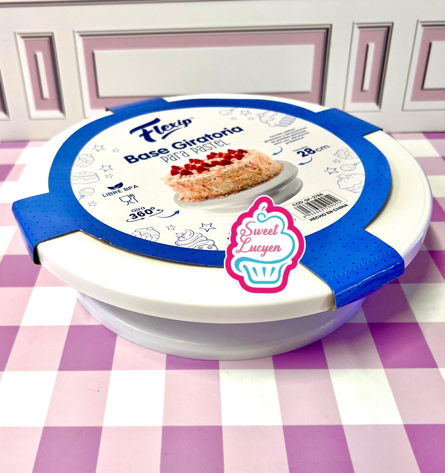 Base Giratoria plastico 28 cm