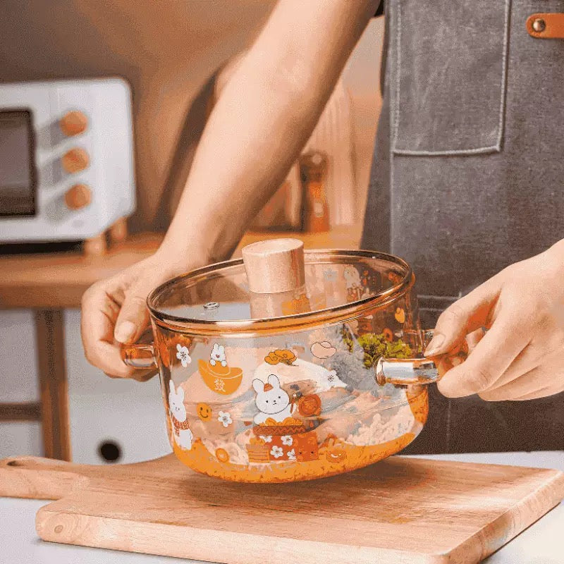 Olla Cute Funcional 1.8 Lt Borosilicato