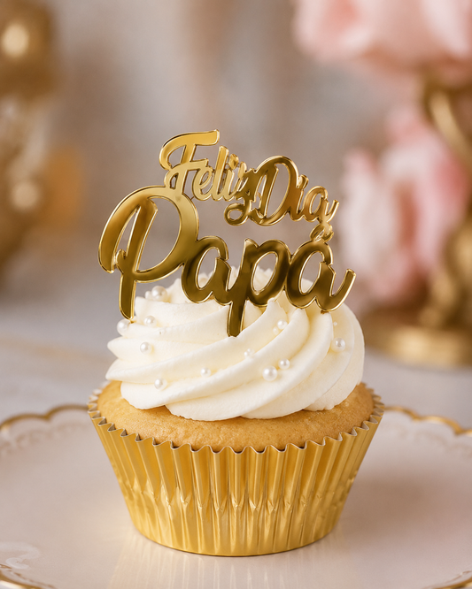 Topper Acrilico 5.5cm Dia del Padre #9