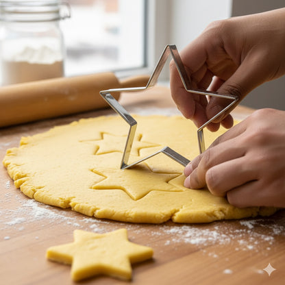 Set 10 cortadores alfajor Estrella