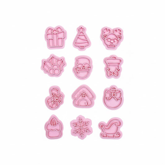 Set 12 Sellos Navideños