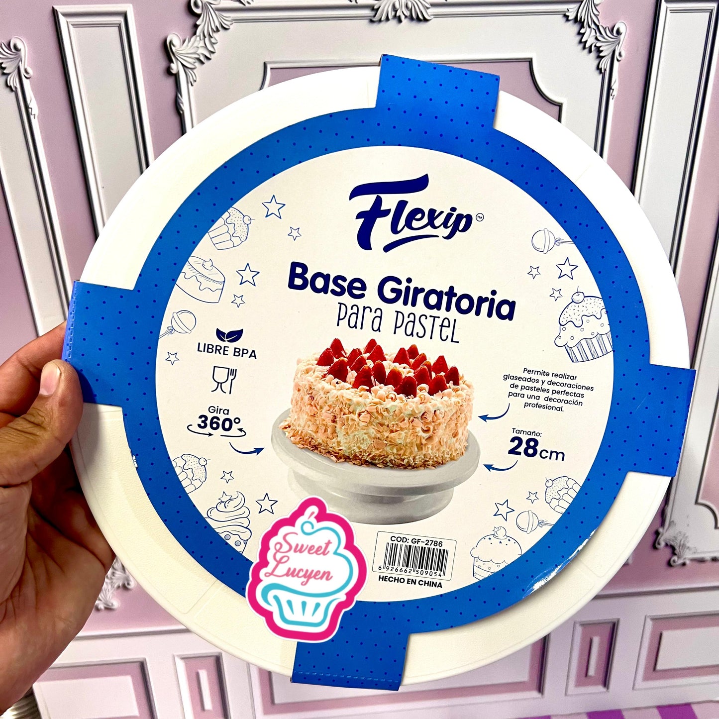 Base Giratoria plastico 28 cm