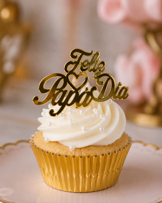 Topper Acrilico 5.5cm Dia del Padre #7