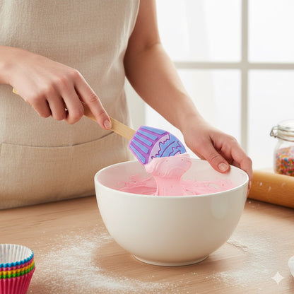 Espátulas diseño cupcake 28cm