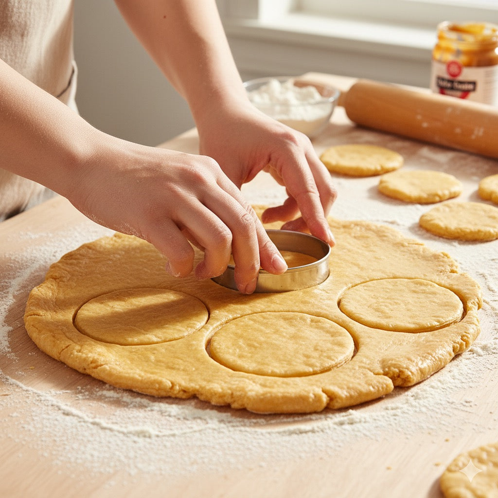 Set 10 cortadores alfajor circular