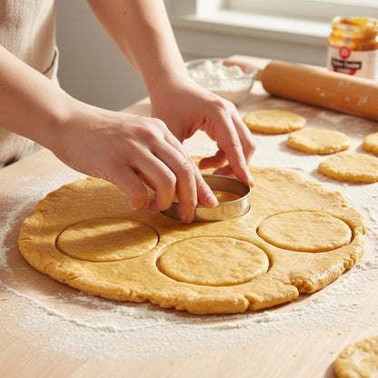 Set 10 cortadores alfajor circular