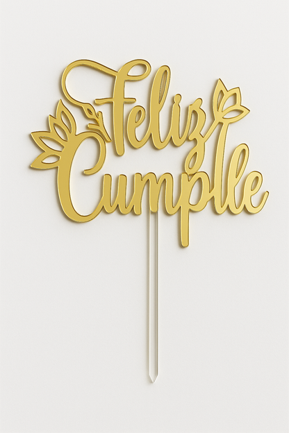 Topper Acrílico 13x13 cm