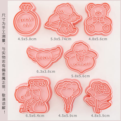 SET 8 CORTADORES LOVE CK