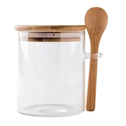 Frasco Borosilicato Bambú 450mL