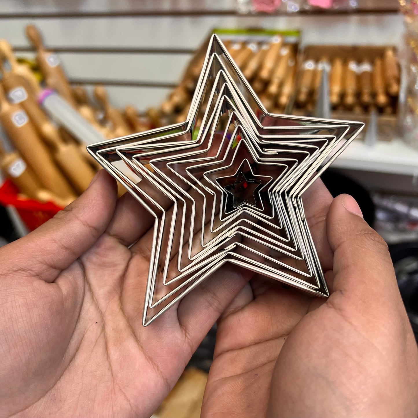 Set 10 cortadores alfajor Estrella