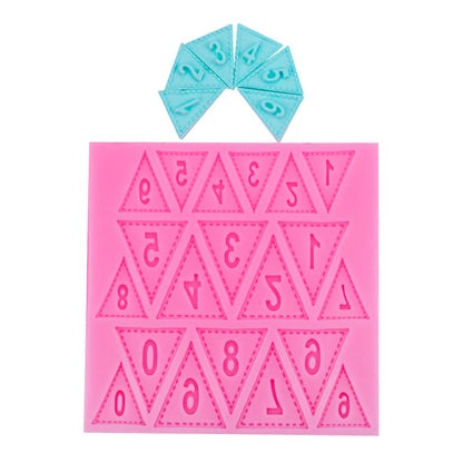 MOLDE BANDERINES NUMEROS RN