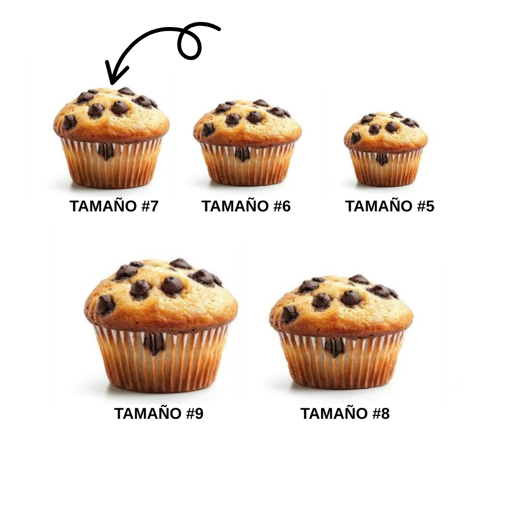 MOLDE CUPCAKE #7 - DOCENA