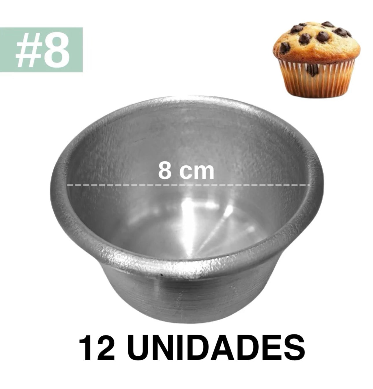 CUPCAKE MOLD #8 - DOZEN
