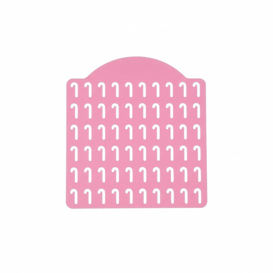 Stencil navideño flexible 10x10cm (Bastones)