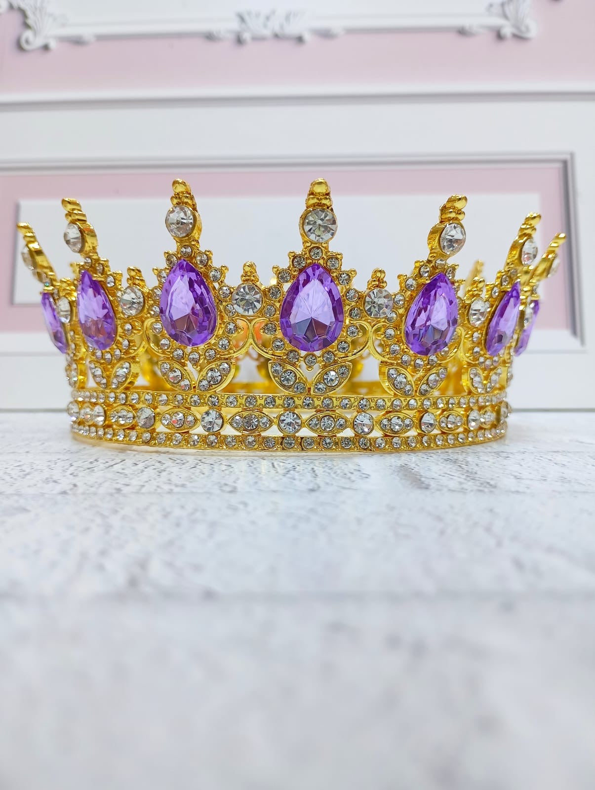 CORONA DE METAL 15 CM